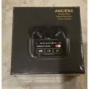 ANC/ENC Double Dark Noise Reduction‎ Touch Control Wireless Earbuds Headphones